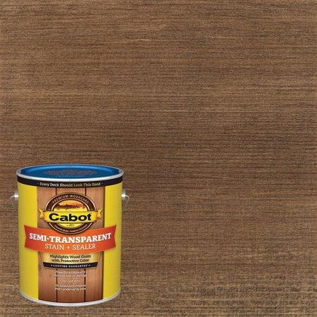 CABOT Low VOC Semi-Transparent Cordovan Leather Oil-Based Stain and Sealer 1 gal 140.0016337.007